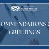 Commendations & Greetings