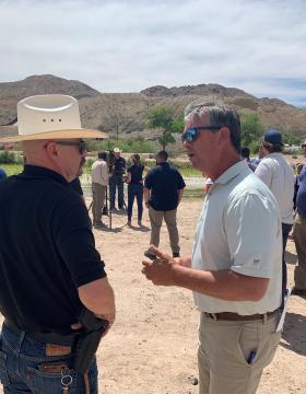 Rep. Moore at the southern border